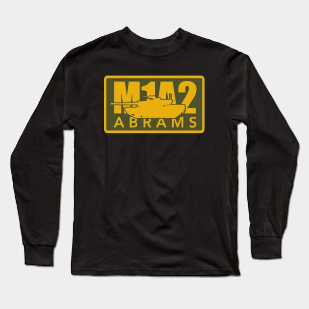 M1A2 Abrams Patch Long Sleeve T-Shirt by TCP